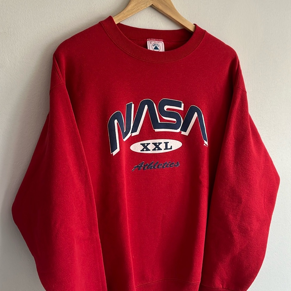Vintage Nasa Athletics Crewneck / 1997 / Large / Delta